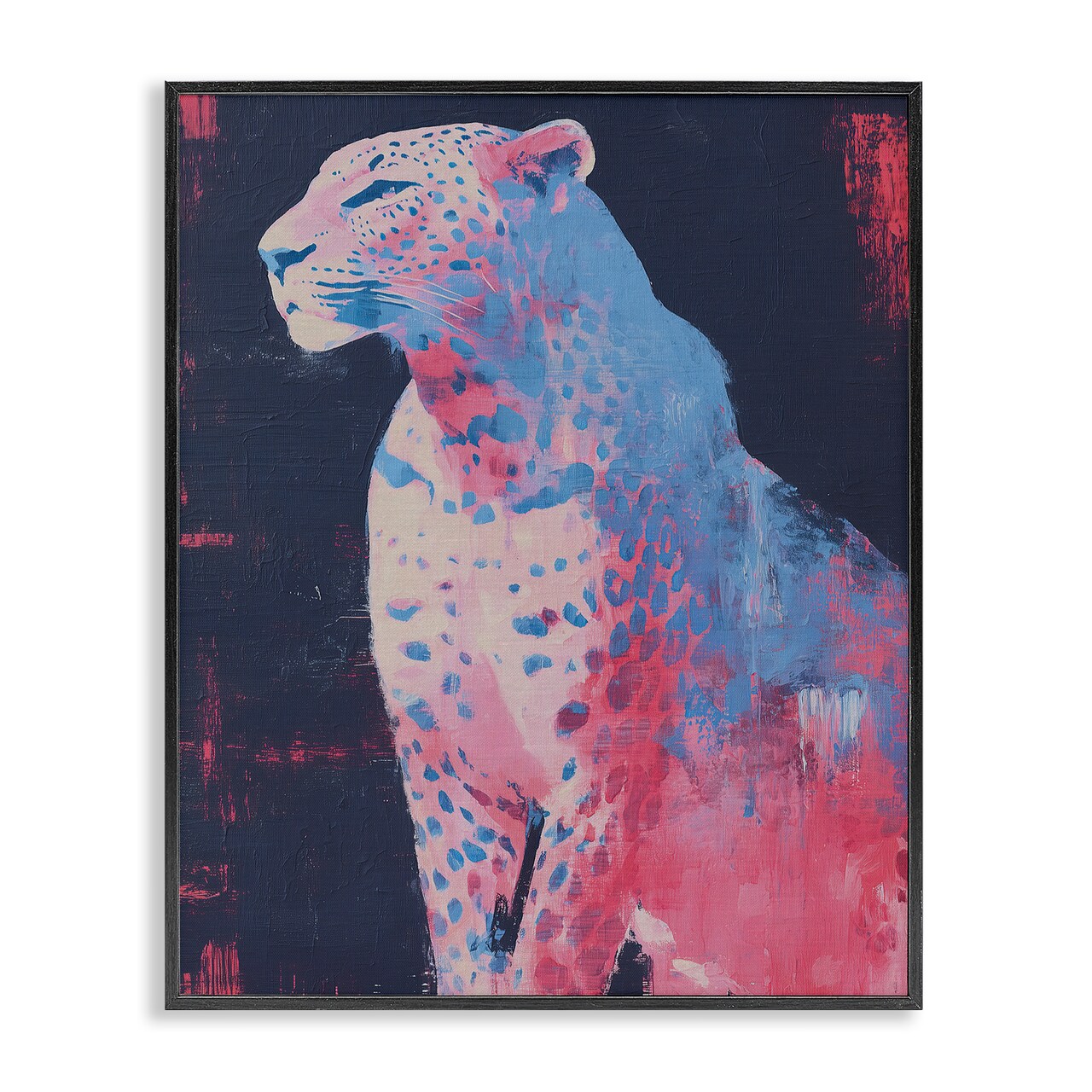 Stupell Industries Predator Pride Leopard Framed Giclee, design by Svetlana Aleynikova